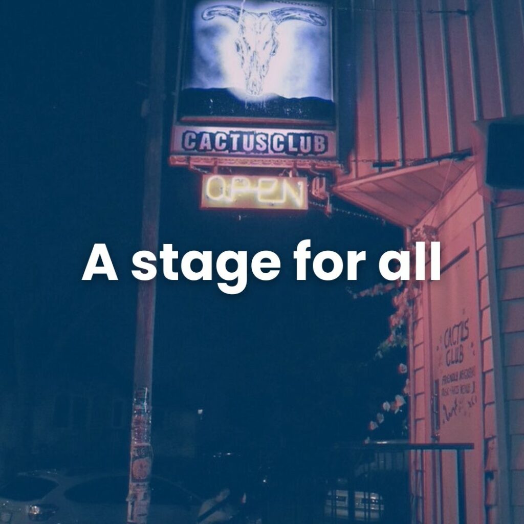 A stage for all